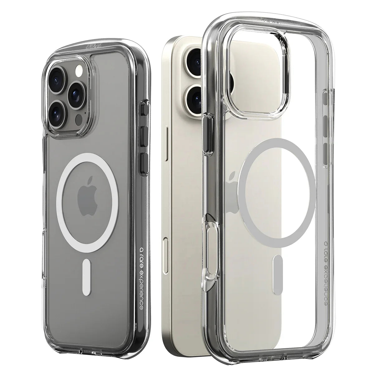 iPhone 16 Pro Max Araree Duple Air Magsafe Cover - Light Gray - Tashqila iPhone 16 Pro Max Araree Duple Air Magsafe Cover - Light Gray - Tashqila